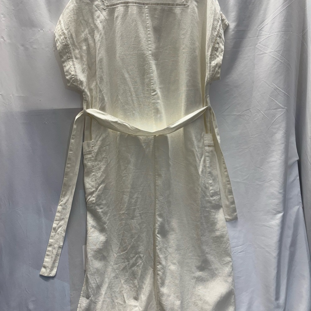 Zara White Beach Cover-Up - Picture 6 of 11